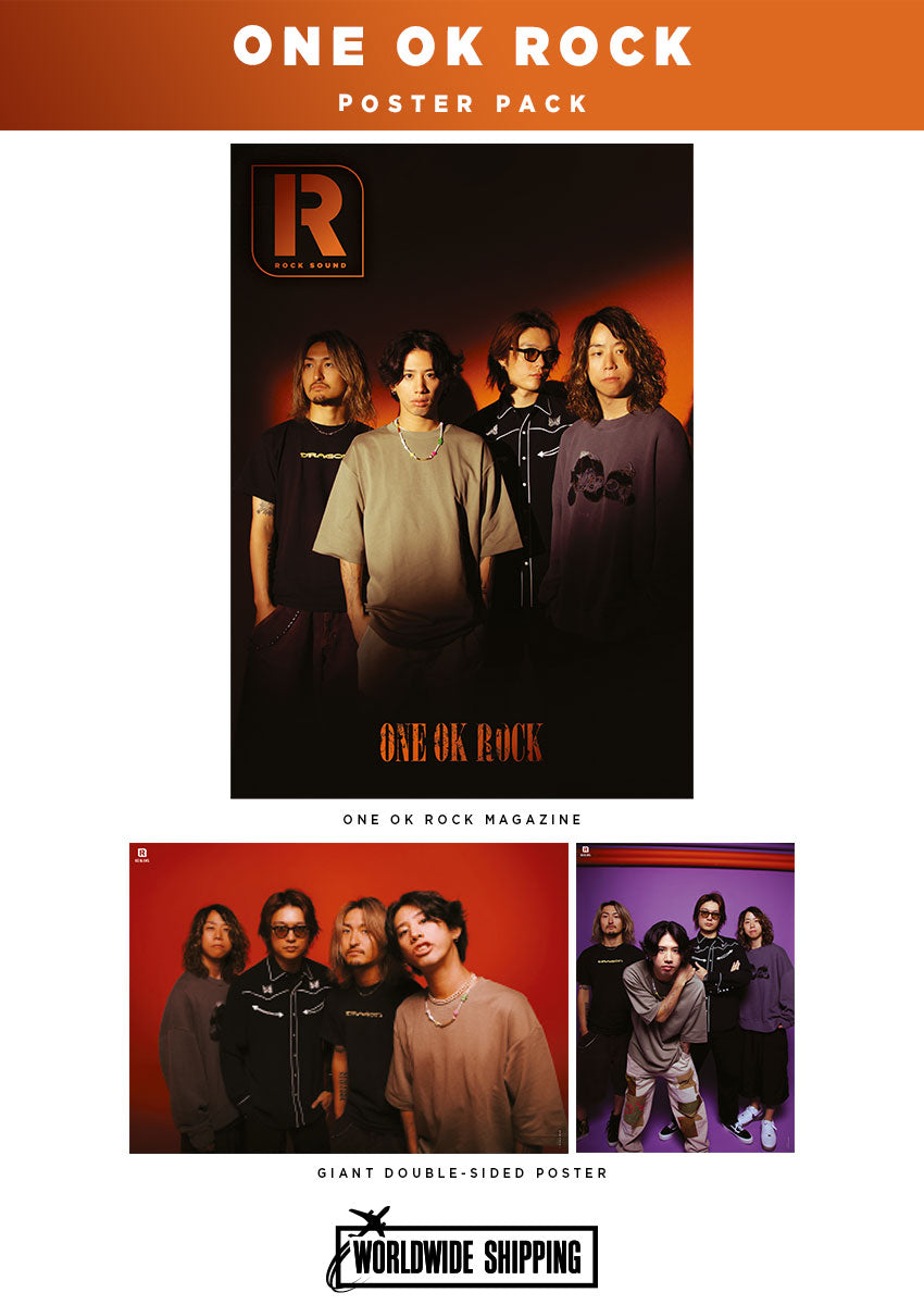 ONE OK ROCK Poster Pack Rock Sound Issue 296