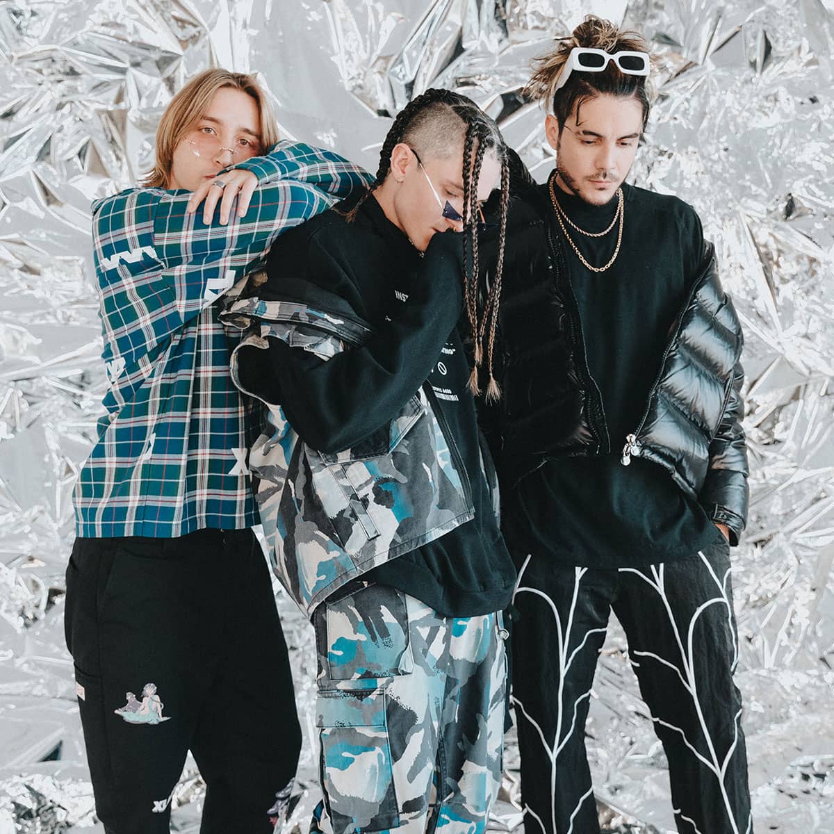 Chase Atlantic merchandise, posters and special issues from Rock Sound magazine.