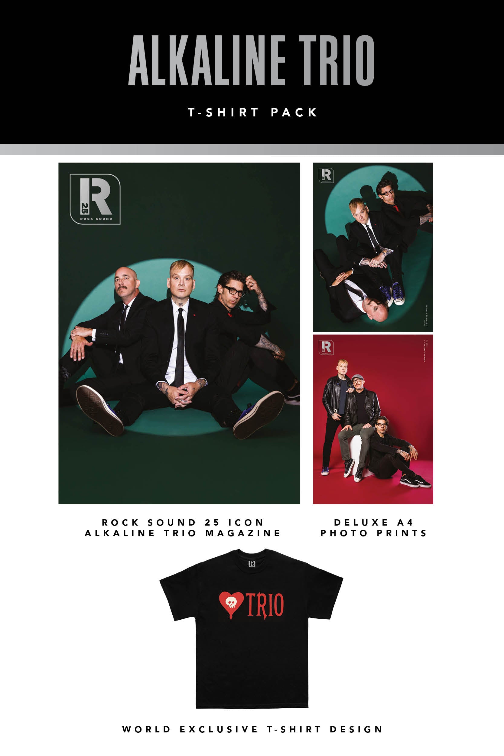 Rock Sound Issue 308 - Alkaline Trio T-Shirt Pack