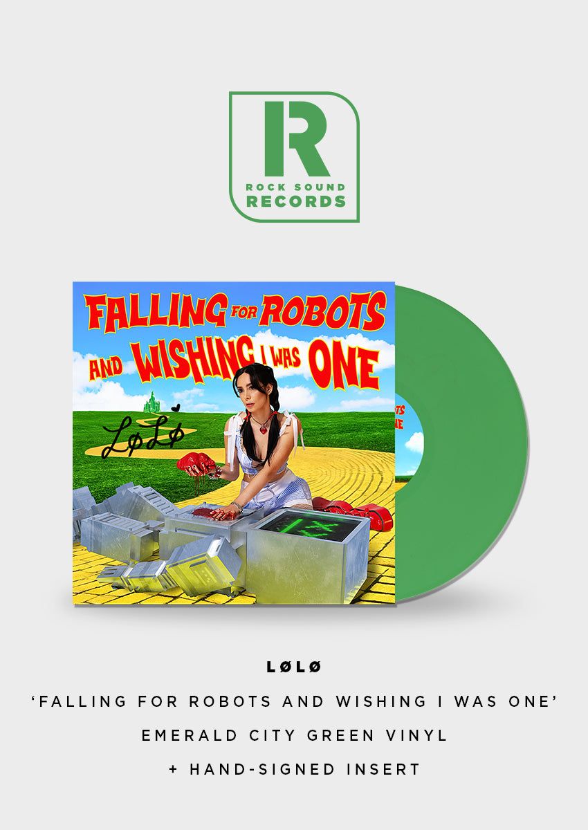 LØLØ - ‘falling for robots and wishing i was one’ Emerald City Green Vinyl + Signed Insert