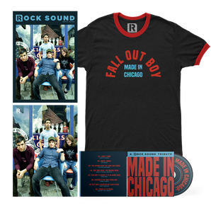 Made In Chicago: A Fall Out Boy Tribute CD + Magazine + Poster + T-shirt.