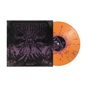 Unten: Limitierte Orange &amp; Purple Splatter Vinyl LP