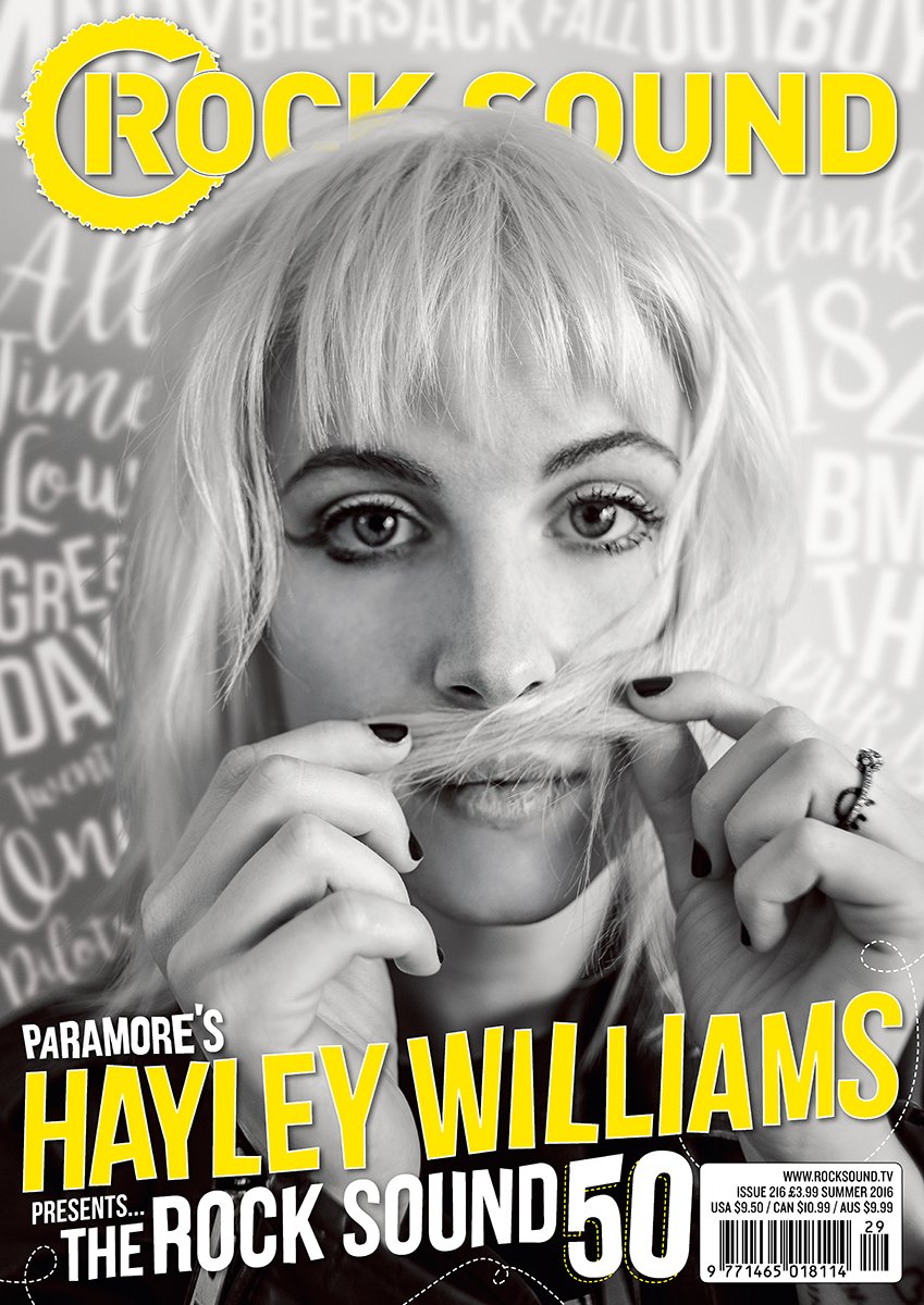 Hayley Williams Rocksar Rock Sound 216 - Featuring Paramore's Hayley Williams!