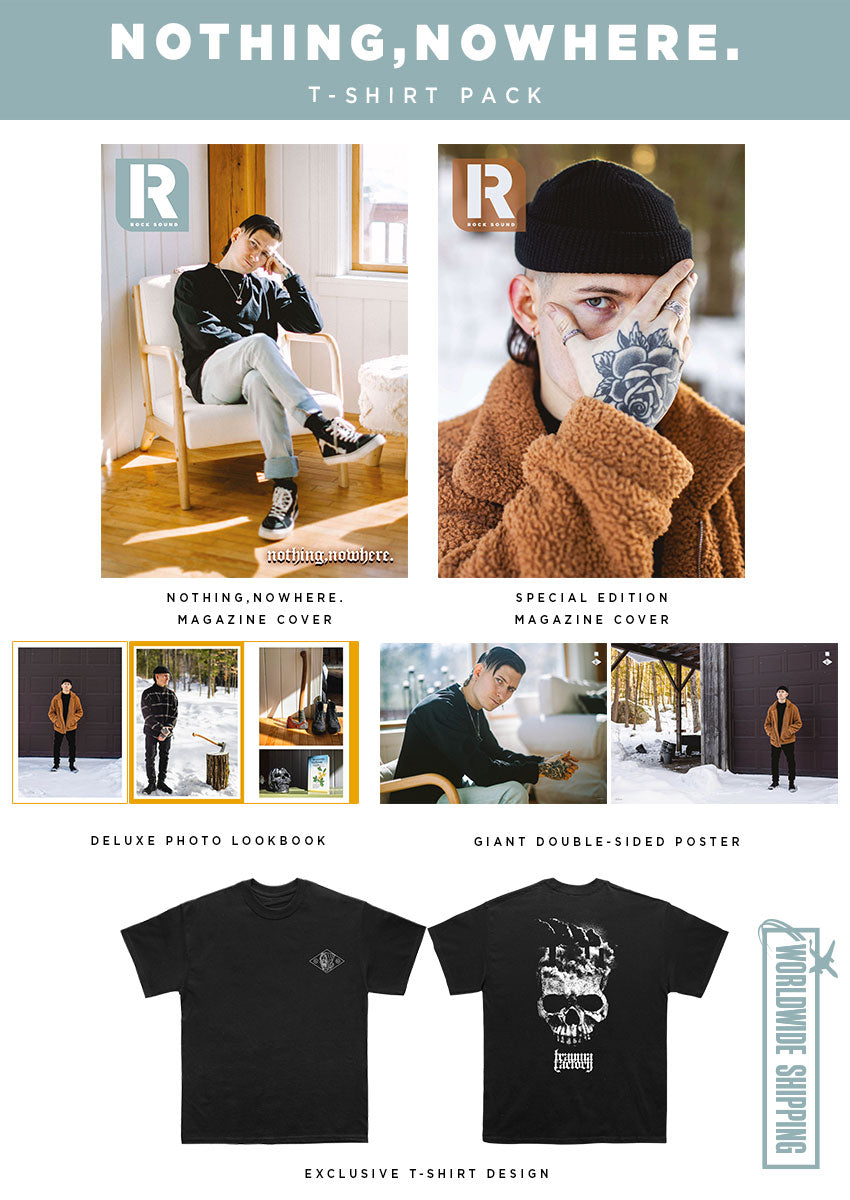 Rock Sound Issue 277.2 - nothing,nowhere. T-Shirt Pack